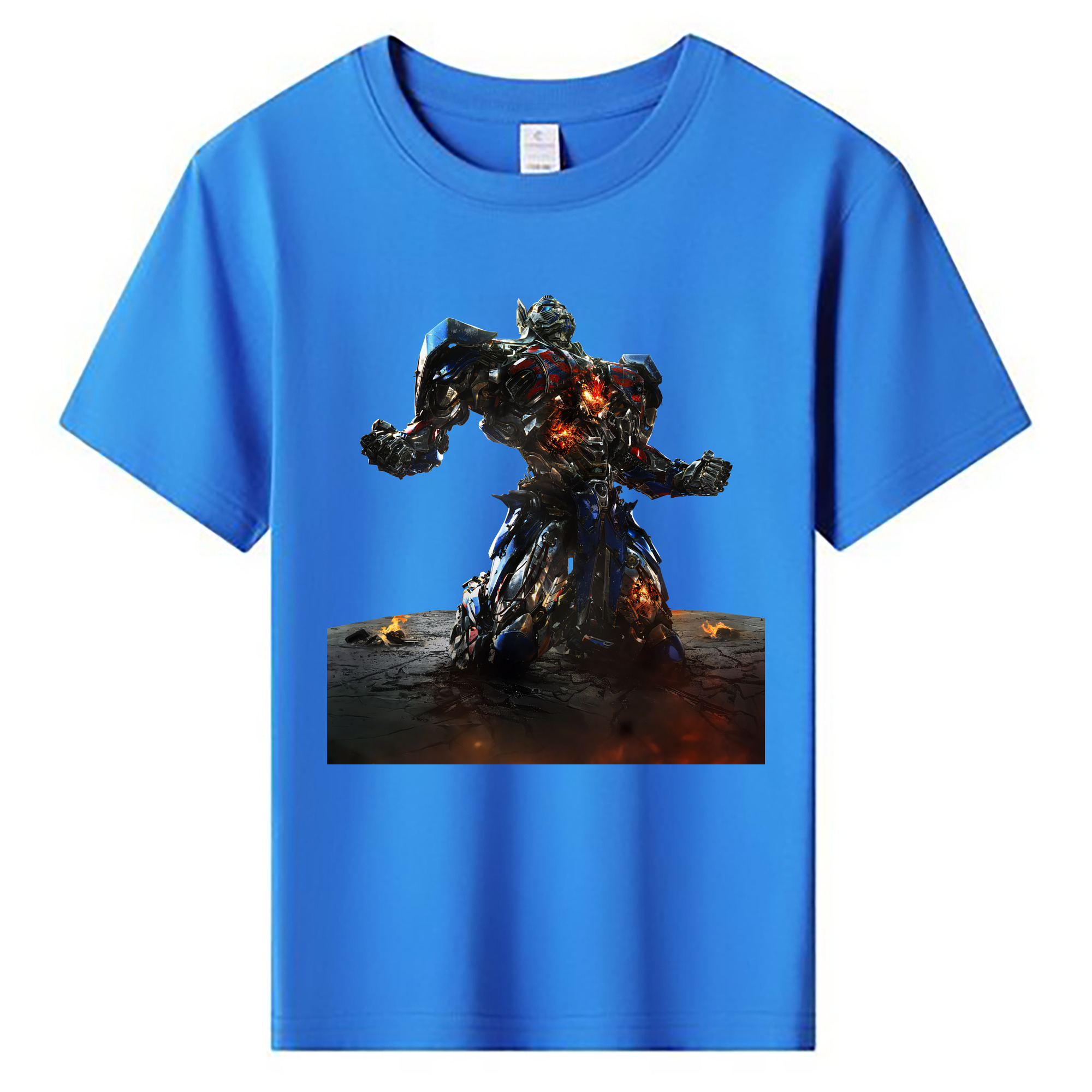 （画像用） Transformers トランスフォーマー 綿100％キッズTシャツ（フロントプリント）